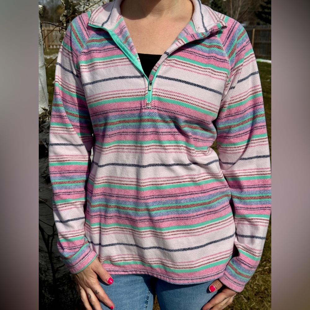Eddie Bauer Women's Quest Fleece 1/4-Zip Pullover - Printed